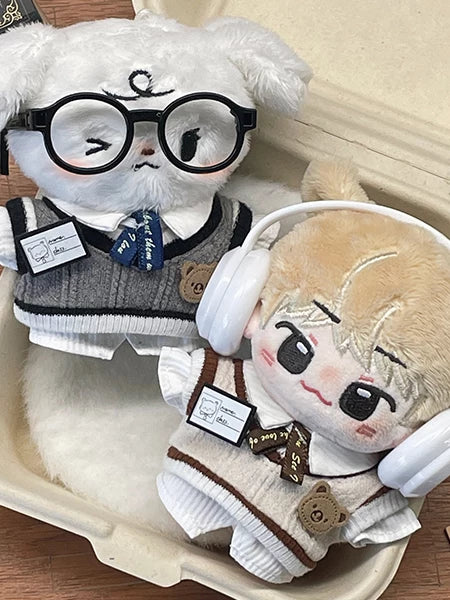 NEO Korean High School Uniform Style Outfit for 10cm Cotton Dolls