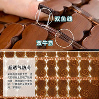 Bamboo Mahjong Mat Seat Cushion for Office Chair Car Sofa Summer Cooling Pad