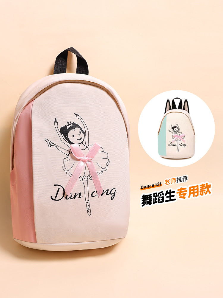 Kids Ballet Dance Bag for Girls, Large Capacity Dance Backpack for Practice Clothes