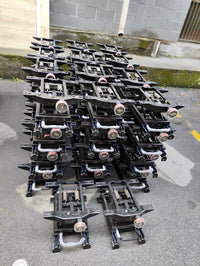 Universal Suspension Seat Base with Slide Rails for Agricultural, Construction, and Marine Vehicles