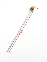 Extended Hex Shank Wire Brush for Power Drills, Boiler Pipe Cleaning and Rust Removal