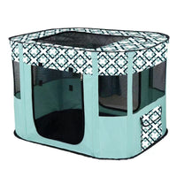 Foldable Pet Playpen Tent for Cats and Dogs - Portable Whelping Box and Kennel