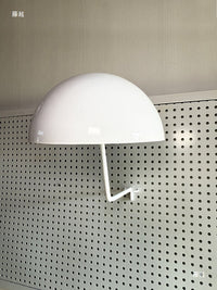 Pegboard Metal Dome Wall Mount Hat Holder for Displaying Baseball Caps, Fisherman Hats, and Helmets