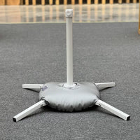 Outdoor Patio Umbrella Base Stand, Foldable Cross-Shaped Heavy Duty Support for Sunshade Market Umbrella