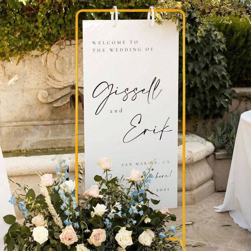 Wedding Arch Flower Balloon Stand for Proposal, Engagement, Birthday, and Party Decorations