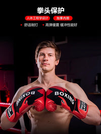 Professional Boxing Gloves Set for Kids & Adults - Muay Thai Kickboxing Training Gear with Focus Mitts & Kicking Pad