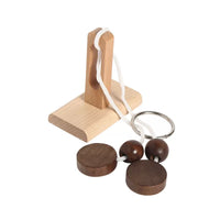 Topological Puzzle Desk Toy - Metal Disentanglement Brain Teaser for Stress Relief