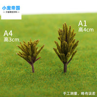Miniature Model Trees for Dioramas and Architectural Layouts, Plastic Landscape Scenery Trees