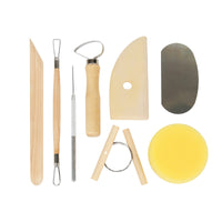 8-Piece Pottery Clay Sculpting Tool Set for Modeling and Carving