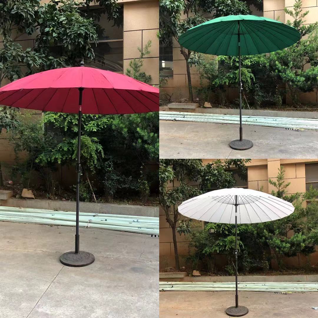 Outdoor Patio Umbrella with Crank Lift for Garden Balcony