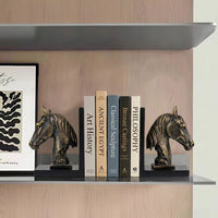 Nordic Style Horse Head Bookends Decorative Ornaments for Office and Home