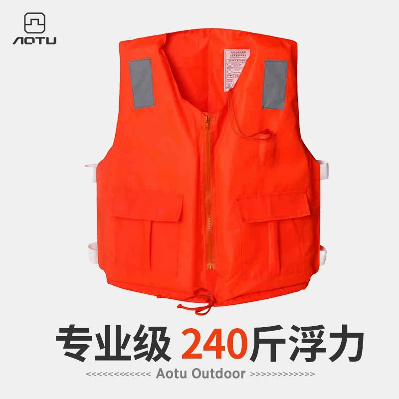 Professional Adult & Kids Foam Life Vest for Boating, Fishing, and Swimming