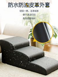 Pet Stairs for Small Dogs, Washable Sponge Ramp for High-Age Dogs, Bedside Climbing Ladder