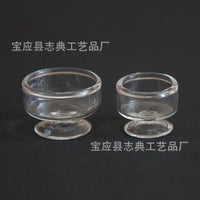 Miniature Glass Dessert Ice Cream Cups for Dollhouse DIY Accessories