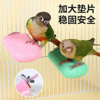 Parrot Perch Stand with Grinding Stick for Small to Medium Birds