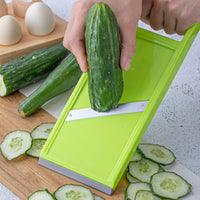 Multifunctional Handheld Stainless Steel Vegetable Slicer for Kitchen
