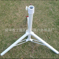 Small 25MM Outdoor Sun Umbrella Base Tripod Stand for Patio and Market Stalls