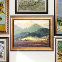 European Vintage Decorative Picture Frame for Wall Mounting, Digital Oil Painting Frame