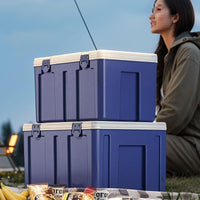 Portable Insulated Cooler Box for Outdoor Picnics, Camping, and Car Travel - Large Capacity Food and Beverage Storage