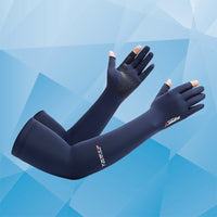 Unisex Summer Sun Protection Ice Silk Arm Sleeves for Outdoor Cycling Hiking Sports