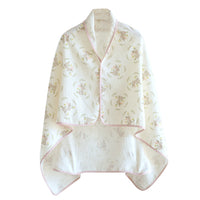 Cotton Gauze Shawl Cape for Neck Protection and Breastfeeding, Thin Summer Style