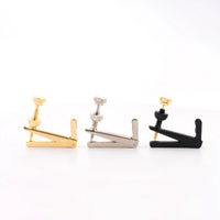 4-Pack Violin/Viola Fine Tuners, String Adjusters for 4/4-3/4 Size Instruments, Black/Gold/Silver