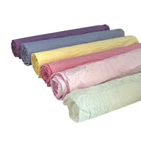 Hand-Kneaded Imported Washi Paper for Wedding Background Decoration, Large Handmade Paper Art Flower Material, Dyed Crepe Paper Wholesale