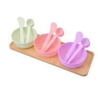 DIY Facial Mask Mixing Bowl Set with Spatula