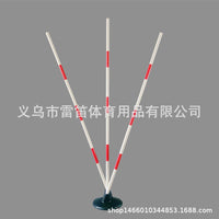 Soccer Training Agility Poles with Water-Fillable Base for Kids Basketball Fitness Obstacle Course