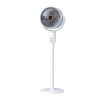 Portable USB Rechargeable Oscillating Desk Fan with Remote Control for Home and Office