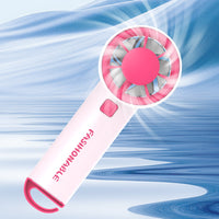 Portable USB Rechargeable Handheld Mini Fan with High Airflow and Quiet Operation