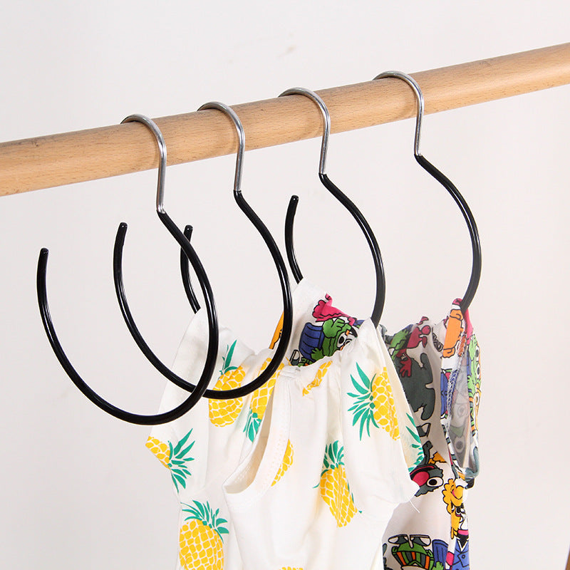 Multi-functional Non-slip Scarf, Tie, and Towel Hanger with Circular Design