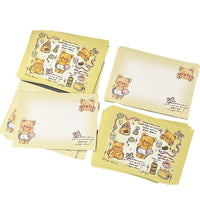 Cute Butter Bear Message Cards - 20-Pack Mini Postcards for Birthdays & Festivals