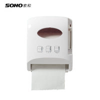 Luxury Wall-Mounted Semi-Automatic Paper Towel Dispenser with Storage Shelf