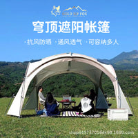 Portable Mongolian Yurt Dome Tent Outdoor Sunshade Canopy for Camping and Beach