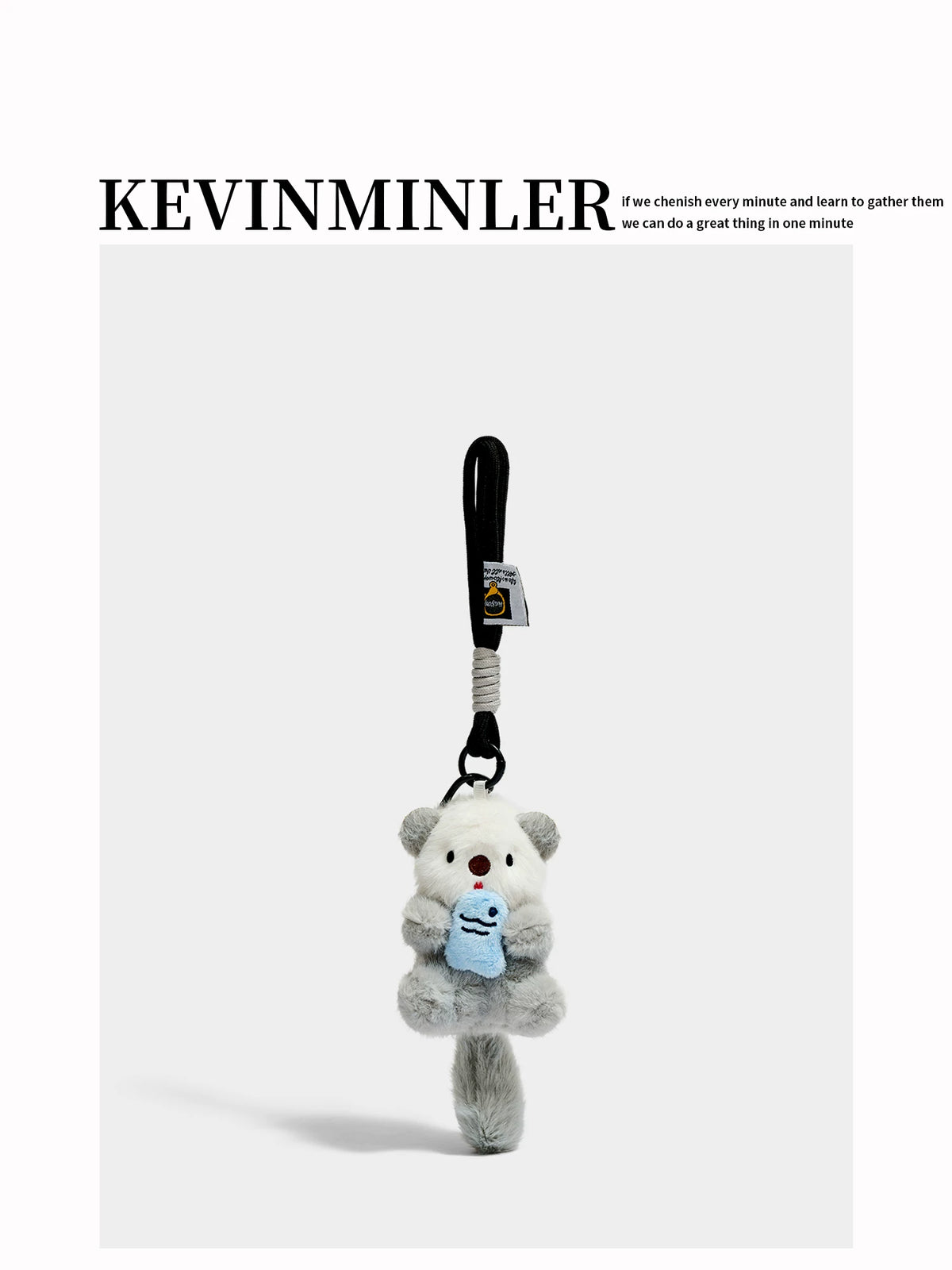 KEVINMINLER Plush Otter Keychain Bag Charm Doll Couple Ornament Birthday Gift
