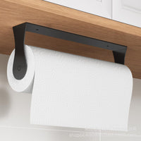 Wall-Mounted Toilet Paper Holder Stainless Steel No-Drill for Bathroom Kitchen