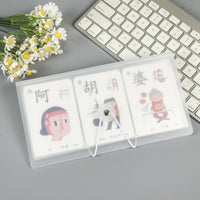 Disc Buckle Photo Album for Collectibles and Postcards, 3-7 Inch Card Holder