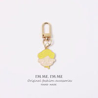 The Little Prince Rose Crown Alloy Keychain Pendant for Bags and Cars