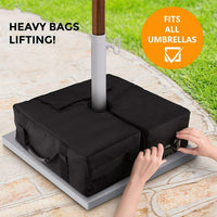 Heavy-Duty Beach Umbrella Base Weight Bag, 900D Nylon Sandbag for Outdoor Canopy and Sunshade Stability