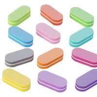Moe Xiaoke Double-Sided Sponge Nail File Buffer for Manicure and Pedicure