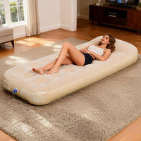 Inflatable Air Mattress with Pillow for Camping, Home, Outdoor, and Tent Use - Self-Inflating Sleeping Pad
