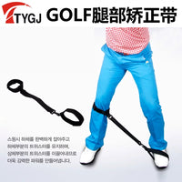 Golf Leg Motion Corrector Strap for Beginners - Posture & Swing Training Aid