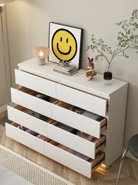 Solid Wood Chest of Drawers Bedroom End Cabinet Storage Modern Minimalist Drawer Cabinet Living Room Sideboard
