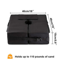 Heavy-Duty Beach Umbrella Base Weight Bag, 900D Nylon Sandbag for Outdoor Canopy and Sunshade Stability