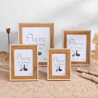 Nordic Style Photo Frame for Wall or Tabletop Display, Multiple Sizes Available