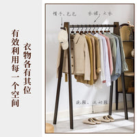 Wall-Mounted Garment Rack with Storage Shelf and Hanging Rod for Entryway Bedroom