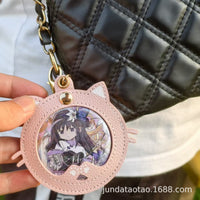 Creative Cat Ita Bag Anime Star Peripheral Display Storage Protective Case for Badges and Pins