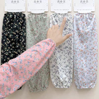 Women's Loose Fit Ice Silk Sun Protection Arm Sleeves for Cycling & Outdoor Driving