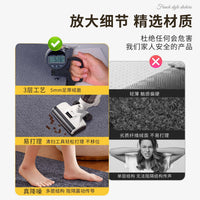 Stair Treads Non-Slip Mats Self-Adhesive Washable Carpet for Home Stairs Hallway Steps Soundproof Foot Pads